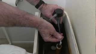 How to Replace Toilet FLAPPER amp VALVE on Toilet  Be Your Own Handyman  Home [upl. by Assiral]