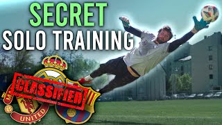 HOW TO TRAIN ALONE AS A GOALKEEPER [upl. by Alyssa]