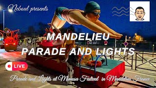 Mandelieu Fête du Mimosa Parade and Lights Live in the South of France [upl. by Treiber]