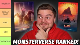 All 5 MonsterVerse Movies Ranked w Godzilla x Kong The New Empire [upl. by Cymbre]