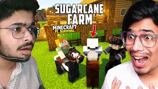 I Made my First SugarCane FARM 😎For EnchantMent Table 👽 MINECRAFT 4 [upl. by Cynera]