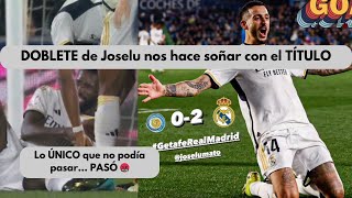 Real Madrid y Joselu APLASTAN al Getafe Rüdiger LESIONADO portería a 0 [upl. by Ahseiuqal]