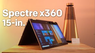 HP Spectre x360 15 handson A solid update with a unique and functional design [upl. by Arenat]