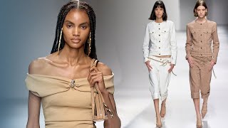 Ангелы и бабочки Blumarine весналето 2024  Бриджи бюстье корсеты и ультракороткие платья [upl. by Carlstrom]