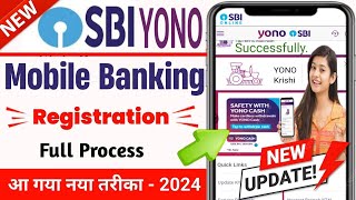 Sbi Mobile Banking Registration 2024  State Bank Of India Mobile Banking Registration Full Process [upl. by Trey]