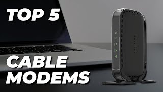 Top 5 Cable Modems [upl. by Llereg330]