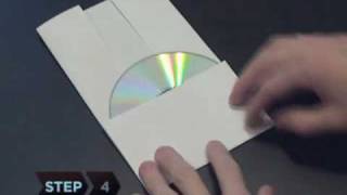 How to Make a CD or DVD Case Out of a Piece Of Paper [upl. by Dihaz]