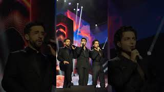 What a trio ❤️ IlVoloOfficial performing quotIl Mondoquot at the Arena di Verona 🇮🇹🌹 [upl. by Neeneg]