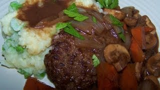 Salisbury Steak  Gluten Free [upl. by Yddur]