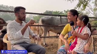 Kishori Jani viral Hindi interview with Gautam Khattar ji in Vrindavan [upl. by Mayeda]