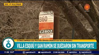 Villa Esquiú y San Ramón se quedan sin transporte público [upl. by Geirk]