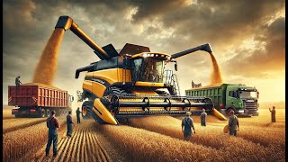 THE MOST USED COMBINE HARVESTS IN THE WORLD TODAY [upl. by Akinom831]