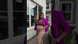 See Actress Debbie Shokoya Pregnancy Baby Bump [upl. by Ballou]