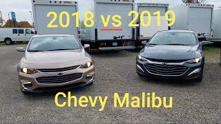 2018 Chevy MALIBU vs 2019 Chevy MALIBU  6 BIG DIFFERENCES  Here is whats new [upl. by Nithsa]