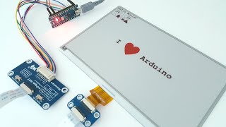 Arduino Tutorial EPaper Display [upl. by Akinal]