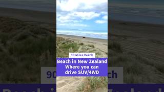 Driving on 90 Mile Beach New Zealand 🚗 [upl. by Ritchie]