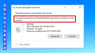 Quitar Se requieren permisos de TrustedInstaller para hacer cambios en este archivo [upl. by Shani]