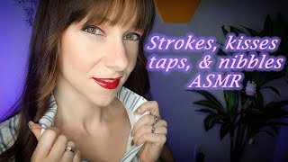 Strokes kisses taps amp nibbles👄🖊✨ ASMR [upl. by Webb]