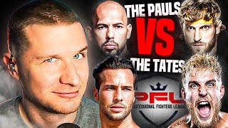 Why Jake amp Logan Paul Would DOMINATE Andrew amp Tristan Tate In An MMA Fight [upl. by Coh244]