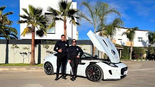 فاش مابغيتيها معاك خطيرا أو معصبة 🏎💥🔥 JAGUAR FTYPE SUPERCHARGER V6 [upl. by Asilanom]