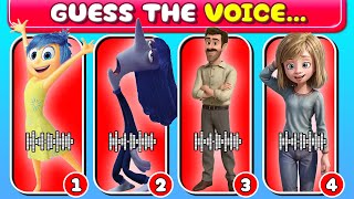 GUESS THE VOICE by Character🔊🦻🎶Inside Out 2AnxietyJoyEmbarrassmentEnvy Ennui RileyColor Quiz [upl. by Atter30]