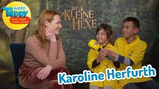 Karoline Herfurth Die kleine Hexe im Interview 🎥  Radio TEDDY [upl. by Oslec986]