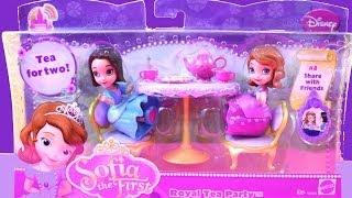 Sofia the First Toy Review Royal Tea Party with Jade [upl. by Yaron]