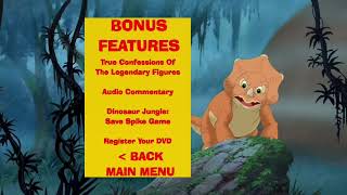 Disney The Land Before Time The Great Longneck Migration 2003 DVD Menu Walkthrough [upl. by Necyrb9]