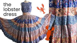 The lobster dress 🦞 McCalls M7948 [upl. by Kone654]