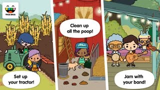 Toca Life Farm Part 2  iPad app demo for kids  Ellie [upl. by Pember]