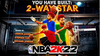 THIS NEW quot2WAY STARquot BUILD WILL BREAK NBA2K22  97 BADGES ON THE BEST ISO BUILD IN 2K22 [upl. by Adnara]