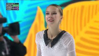 2021 SA Kseniia Sinitsyna FS [upl. by Eiuqram731]