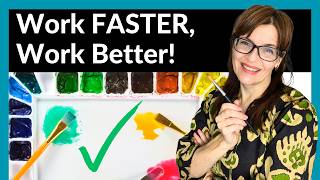 Faster Better Watercolor Painting in 10 Easy Tips [upl. by Aihsemat]