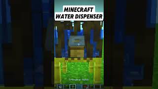 Minecraft Water Dispenser india minecraft minecraftgaming subscribe [upl. by Adamek500]