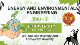 321 Species diversity and Ecosystem diversity  ES301 [upl. by Una]