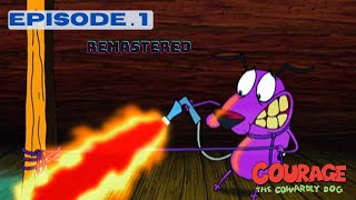 Courage The Cowardly Dog S1  Ep 01 Remastered  THcartoon Hindi [upl. by Haras]