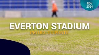 LANDMARK MOMENT AS GRASS GROWS 🌱  Update from Everton Stadium [upl. by Maxia230]