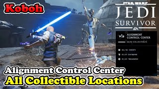 Alignment Control Center All Collectible Locations Star Wars Jedi Survivor [upl. by Adamec]