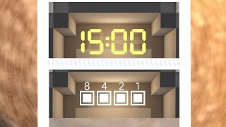 BCG 15 Minutes Countdown Machine with 8421 Display Remix Mario Party 1 Dodging Danger [upl. by Onimod]