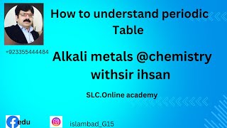 Alkali metalsperiodic tableFunchemistry223 [upl. by Percy]