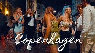 Copenhagen Nightlife 2022 CRAZY NIGHT Busy Friday Night Denmark 4k Walk 🇩🇰 [upl. by Aneris]