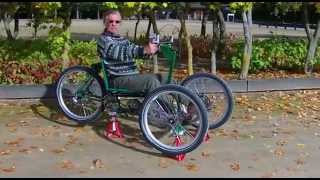 Hand Powered Tadpole Trike quotIntroquot 2 of 4 vids [upl. by Shama]