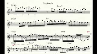 Brecker Brothers  Straphangin Transcription [upl. by Kerk]