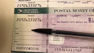 How To Write A MoneyGram Money Order From Walmart [upl. by Ganley102]