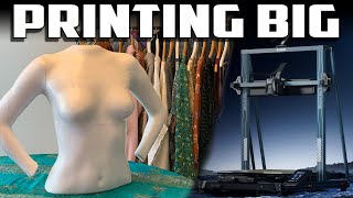 Printing and Post Processing a Clothing Mannequin on the Neptune 4 Max [upl. by Niriam23]