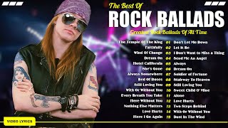 Best Slow Rock Ballads Of All Time  Top Rock Hits From The 70s 80s 90s Ballads Mix [upl. by Zonda]