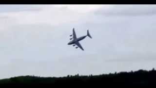 FULL  Boeing C 17 Globemaster at Elmendorf AFB in Alaska Plane crash [upl. by Etnaihc]