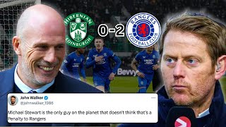 We REACT to Rangers FIESTY win over Hibernian  Hibs 02 Rangers [upl. by Yezdnil]