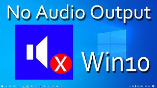 How To Fix No Audio Output Device is Installed in Windows 10 [upl. by Romona]