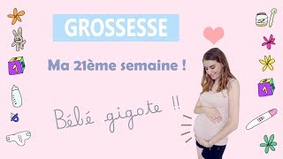 GROSSESSE 👶 21 semaines  💛 On a fait la moitié du chemin [upl. by Felt]